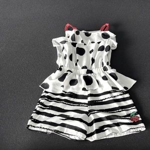 Girls romper worn once